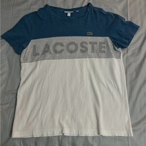 Lacoste Sport Heather Blue Tee